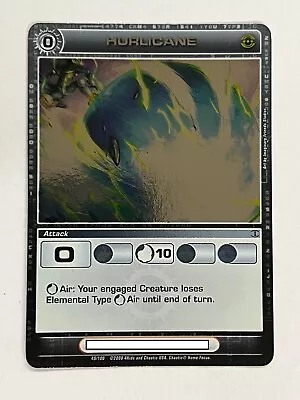 Chaotic 49/100 Hurlicane Holo Foil Rare Attack Card • $2.69