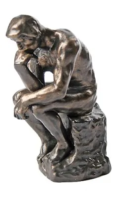 Rodin Thinker Statue Of Deep Contemplation Museum Replica Graduation Small 5.5H • $45