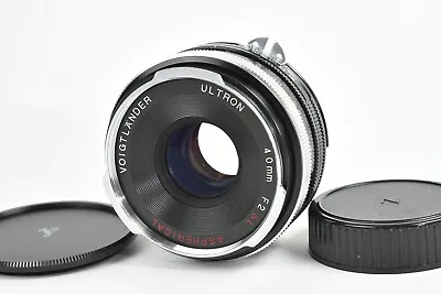 Voigtlander Ultron 40mm F/2 SL Aspherical Ai-S For Nikon [Excellent] 88-K15 • $350