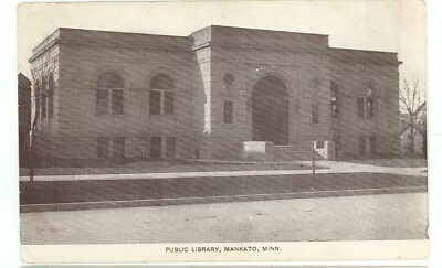 Mankatominnesota-public Library-b/w--(mn-m) • $4.99