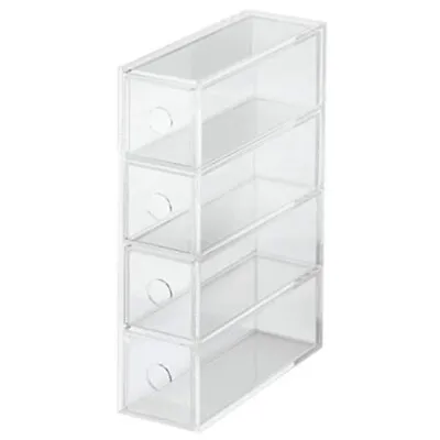 MUJI Acrylic Stand For Glasses Small Goods Storage Case W6.7xD17.5xH25cm F/S • $49.01