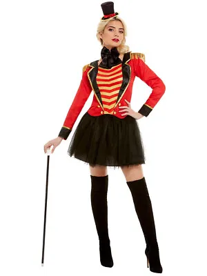 Women's Vintage Circus Carnival Ringmaster Deluxe Costume • $43.98