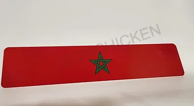 MOROCCO MOROCCAN European License Plate ERUO FULL FLAG • $19.99