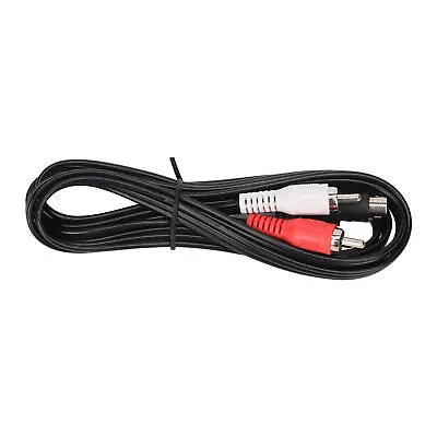 MINI DIN 4PIN To 3RCA Cable 4 Pin Mini Din S Video To 3 Cable For DVD T GDS • £7.71