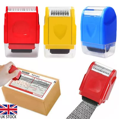 ID Theft Protection Roller Stamp Easy Guard Data Identity Security Privacy UK • £7.99