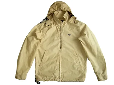 $13.54 • Buy Gant Midlength Jacket Beige Cotton Bomber Jacket XS/S Free
