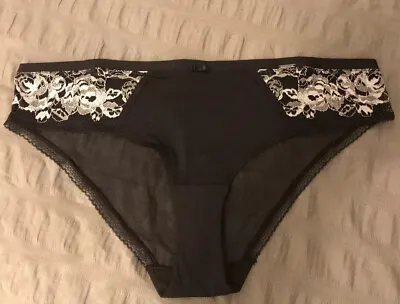 M&S  Autograph Two Tone Lace Brazilian Underwear Size  20 RRP £8 • £6