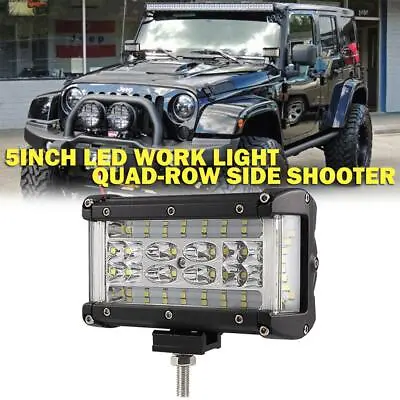 5  Side Shooter LED Work Light Bar Pods Spot Flood Combo Offroad Pickup Truck • $27.98