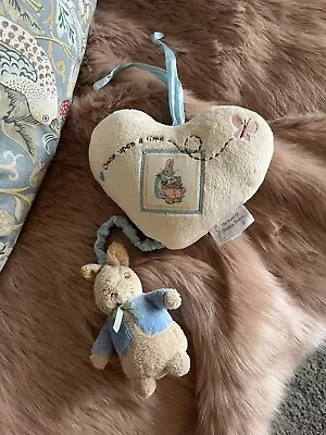 Peter Rabbit Musical Cot Toy / Nursery Decoration • £5