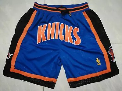 New York Knicks Vintage Men’s With Pockets Basketball Shorts Blue Size: S-XXL • $35.99