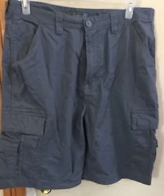 NorthCrest Grey Shorts 36 Cargo Hiking Lots Of Pockets Men’s Fishing Casual • $9.20