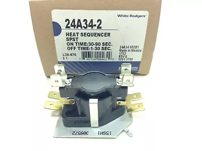 24A34-2 White Rogers Fan & Heat Sequencer Emerson Electric Mobile Home Furnace • $18