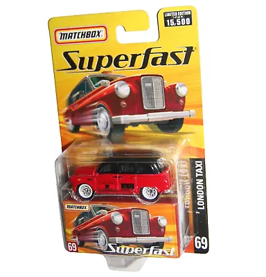 Matchbox Superfast - LONDON TAXI (Red) #69 - Ltd Edition Model • £14