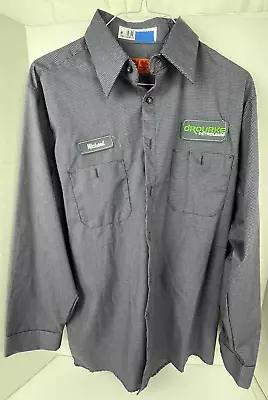 Workwear RED KAP Work Shirt Men's XL Long Sleeve Button Up O'Rourke Petroleum • $12.90