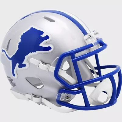 Detroit Lions 1983 To 2002 Throwback Revolution Speed Mini Football Helmet • $29.95