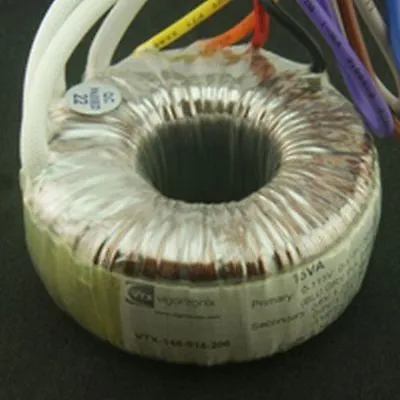 Toroidal Mains Transformer Dual Primary 115/230V 15VA 0-15V 0-15V Twin Secondary • £16.94