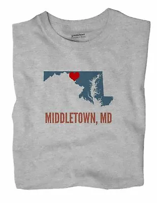 Middletown Maryland MD T-Shirt HEART • $18.99