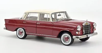 1966 Norev Mercedes-benz 200 Red 1/18 Scale Norev183706 • $91.87