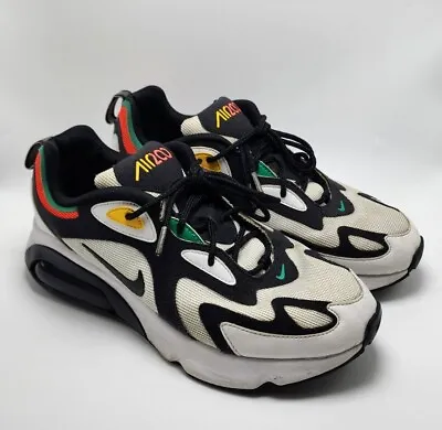 Nike Air Max 200 Rasta Shoes Men's Size 9.5 Women's 11.5 Sneakers AQ2568-101  • $34.89