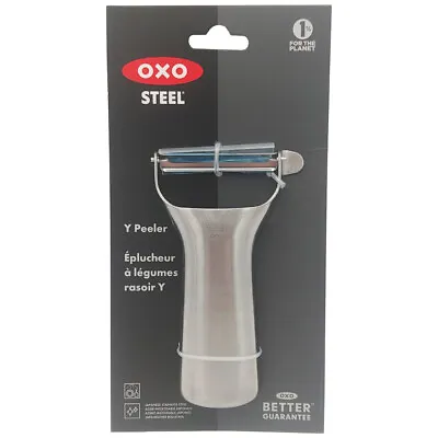 OXO Y Peeler For Fruit Vegetables And Potatoes Stainless Steel Dishwasher Safe • £15.61