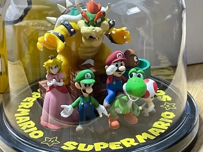 Club Nintendo Super Mario Bros Figure Reward 2010 Statue Promo Platinum • $98