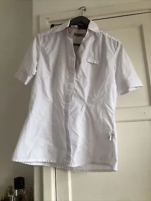 £17 • Buy Airline Cabin Crew First Class Shirt Size 12- Air Hostess Uniform Blouse