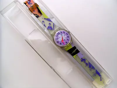 SWATCH GK 134 RAVE WATCH FROM 1990s. GUARANTEED UNUSED AND NEW CONDITION. • £3.20