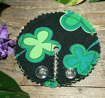 G-tube Pads Mic-key Button Feeding Tube Pads AMT Button Cover Shamrocks #2 • $2.25