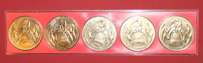 Belarusian Set 5 WWII Commemorative Souvenir Medals With Box • $102.90