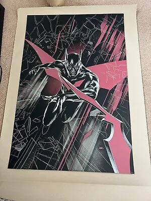 Martin Ansin Batman Beyond Variant Screen Print Poster Bottleneck Not Mondo • £100