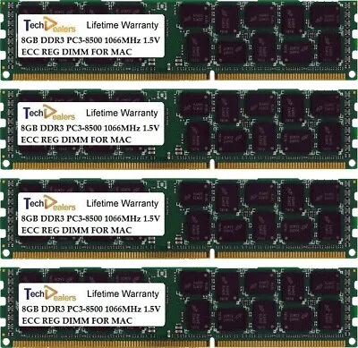  2009-2013 Nehalem Mac Pro Memory 32GB 4X 8GB DDR3-1066 PC3-8500 MacPro 41 51 • $29.99