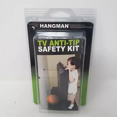 $19.95 • Buy Hangman Products TV Anti-Tip Kit Child Safety Child Proof TV Mount Hanger