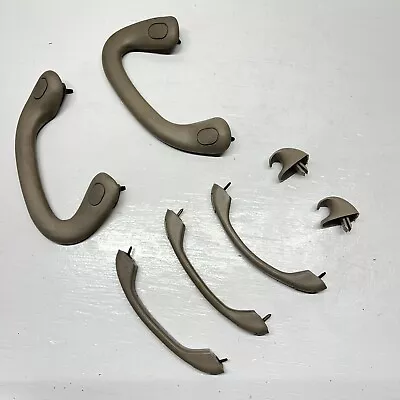 03-07 F250 F350 Ebony Interior Front Rear Crew Cab Pillar Grab Handle Set Tan • $69.99