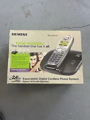 Siemens 4210 Gigaset With Giga Voice 4 Line Digital Cordless Phone System • $50