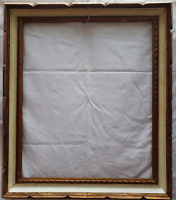 Large Vintage Hand Carved Frame Viewing Size 20.75X25 Inches • $90