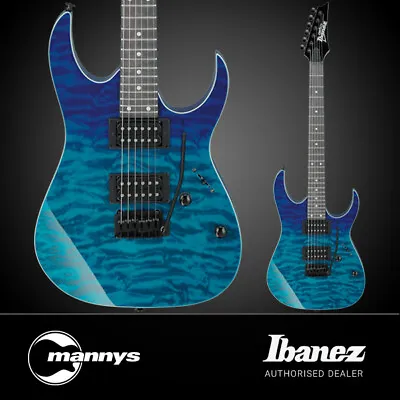 Ibanez RG120QASP Electric Guitar (Blue Gradation) • $495