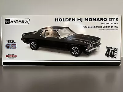 $400 • Buy Classic Holden HJ Monaro GTS Coupe - Tuxedo Black 1:18