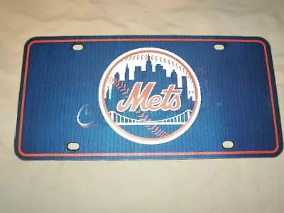 MLB New York Mets Lenticular 2 Views LICENSE PLATE  NEW  Rico Industries • $7.99