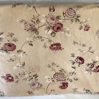 WAVERLY Home Floral Cabbage Roses 60  X 96” Oblong Tablecloth 100% Cotton • $45