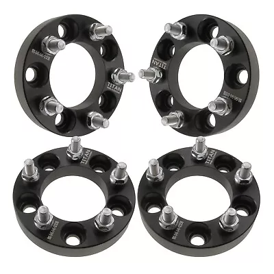 Set Of 4 1 Inch Wheel Spacers | 5x4.5 W/ 12x1.5 Studs | 5 Lug 5x114.3 FORGED • $69.89