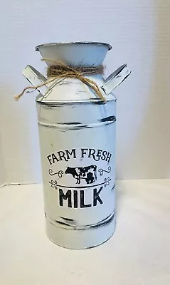 Metal French Vintage Milk Jar Dairy Design • $19.99