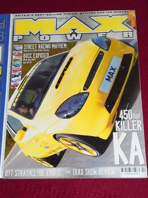 MAX POWER - 450bhp KILLER KA - Dec 1998 • £8.99