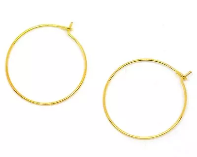 £3.10 • Buy 100 Gold  Plated Wine Glass Charm Rings BBQ Wedding Hen Party  29mm X 25mm