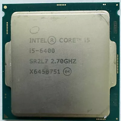 INTEL CORE I5-6400  6th Gen QUADCORE@  2.70GHZ CPU LGA 1151 • $28.50