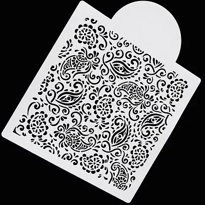 Paisley Cake Fondant Cupcake Decorating Baking Cupcake Templates Stencil 、 *oa • £2.82