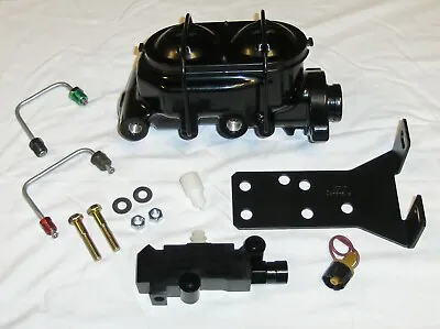 Black Master Cylinder Disc Brake Proportioning Valve + Bottom Mount Bracket Kit • $125.87