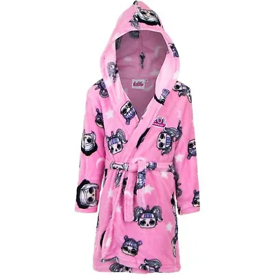 £18.99 • Buy Girls Lol Surprise Hooded Coral Fleece Dressing Gown