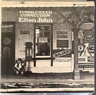 Elton John Tumbleweed Connection Lp Mca Records Re Black Label 1973 Clean Play • $7.95