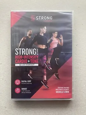 Zumba Strong High-Intensity Cardio + Tone Workout DVD 60 Mins Region 1 NEW • £9.43