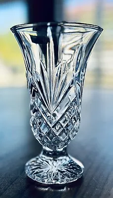 MARQUIS By WATERFORD CRYSTAL VASE 6  Flared Footed Glendale Pattern Fan • $25